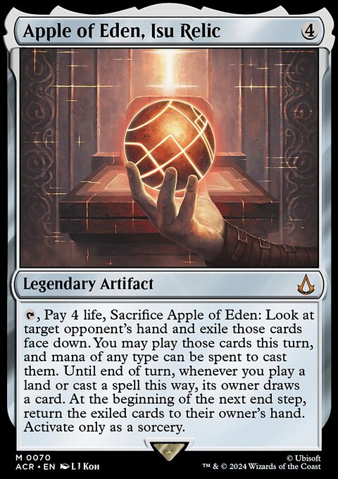 Apple of Eden, Isu Relic [Assassin's Creed]