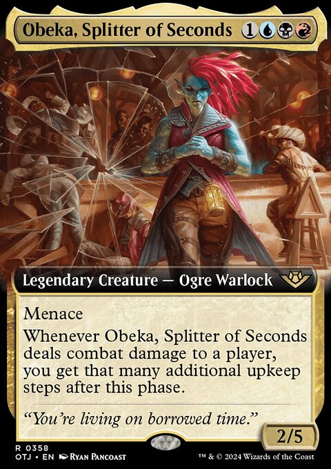 Obeka, Splitter of Seconds (Extended Art) [Outlaws of Thunder Junction]