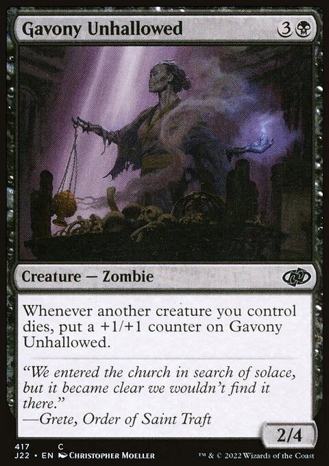 Gavony Unhallowed [Jumpstart 2022]