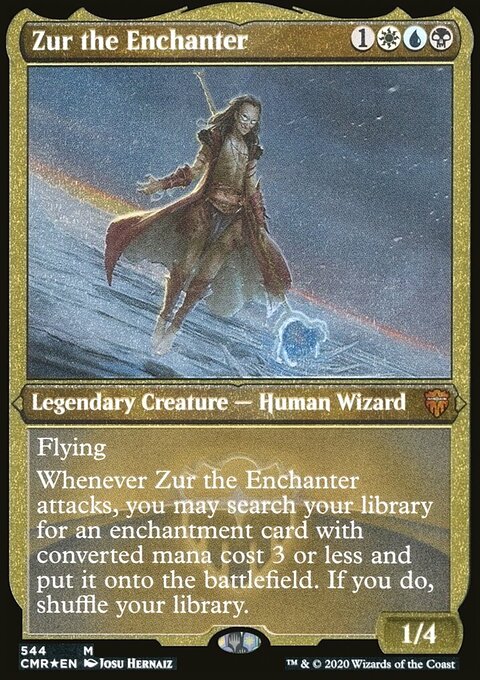 Zur the Enchanter (Etched) [Commander Legends]