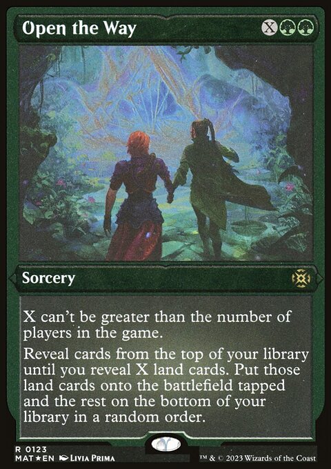 Open the Way (Foil Etched) [March of the Machine: The Aftermath]