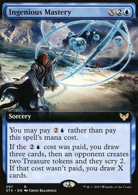 Ingenious Mastery (Extended Art) [Strixhaven: School of Mages]