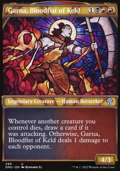 Garna, Bloodfist of Keld (Showcase) [Dominaria United]