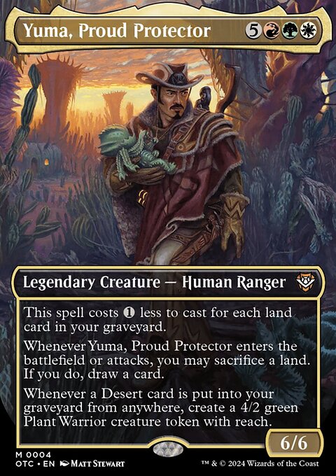 Yuma, Proud Protector (Borderless) [Outlaws of Thunder Junction Commander]