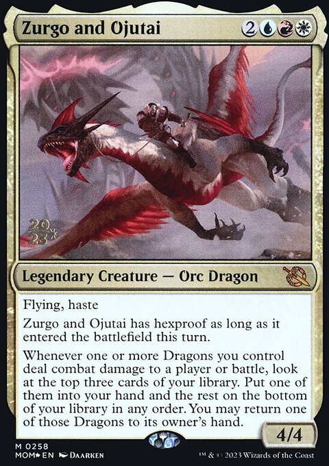 Zurgo and Ojutai [March of the Machine Prerelease Promos]