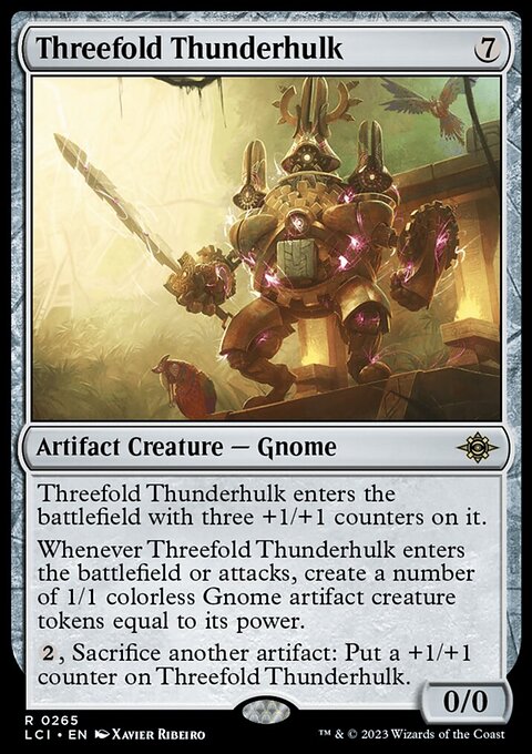 Threefold Thunderhulk [The Lost Caverns of Ixalan]