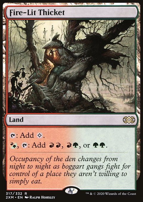 Fire-Lit Thicket [Double Masters]