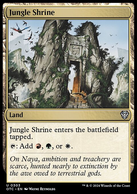 Jungle Shrine [Outlaws of Thunder Junction Commander]