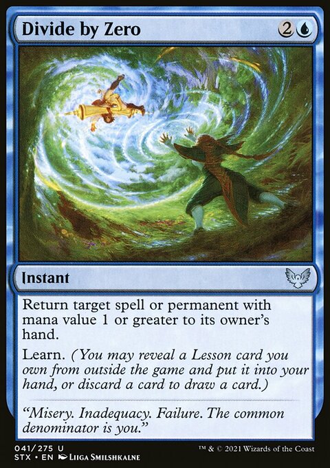 Divide by Zero [Strixhaven: School of Mages]