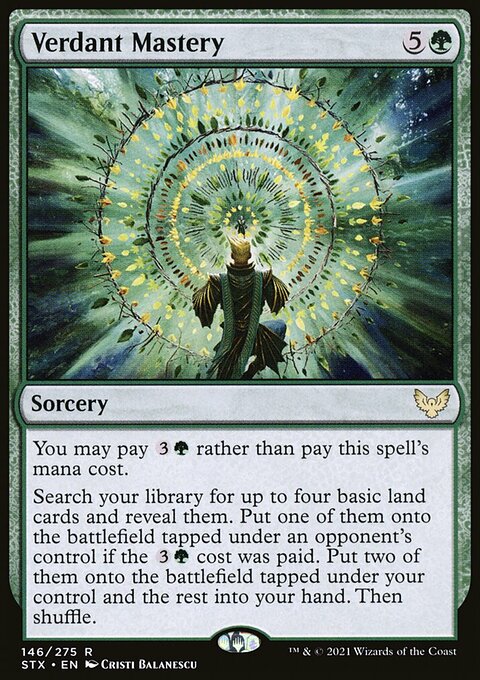 Verdant Mastery [Strixhaven: School of Mages]