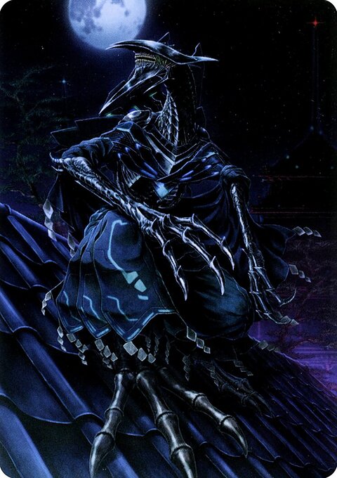 Jin-Gitaxias, Progress Tyrant Art Card [Kamigawa: Neon Dynasty Art Series]