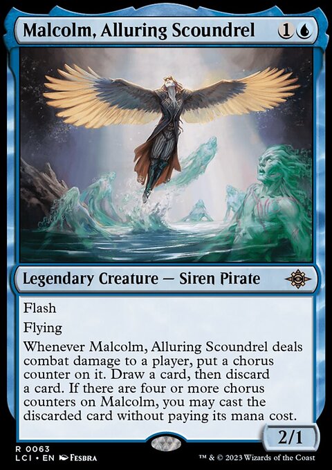 Malcolm, Alluring Scoundrel [The Lost Caverns of Ixalan]