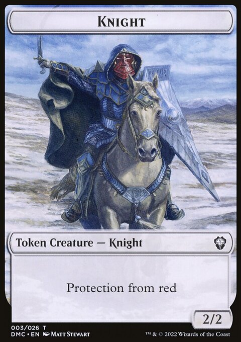 Knight Token [Dominaria United Commander Tokens]