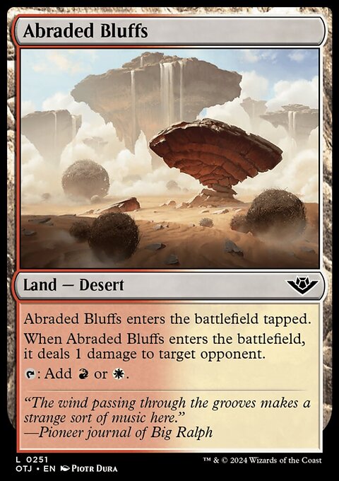 Abraded Bluffs [Outlaws of Thunder Junction]