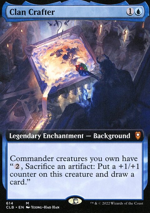 Clan Crafter (Extended Art) [Commander Legends: Battle for Baldur's Gate]