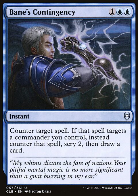 Bane's Contingency [Commander Legends: Battle for Baldur's Gate]