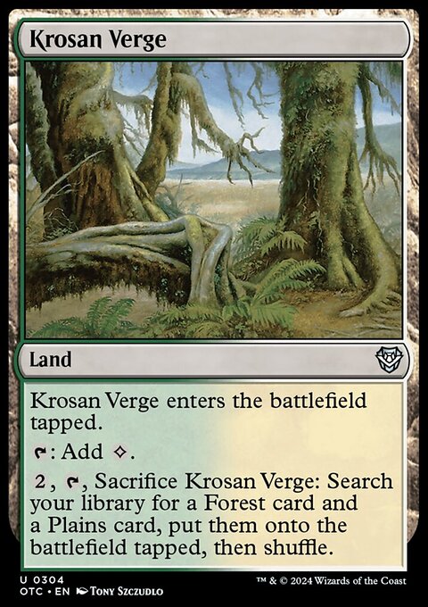 Krosan Verge [Outlaws of Thunder Junction Commander]