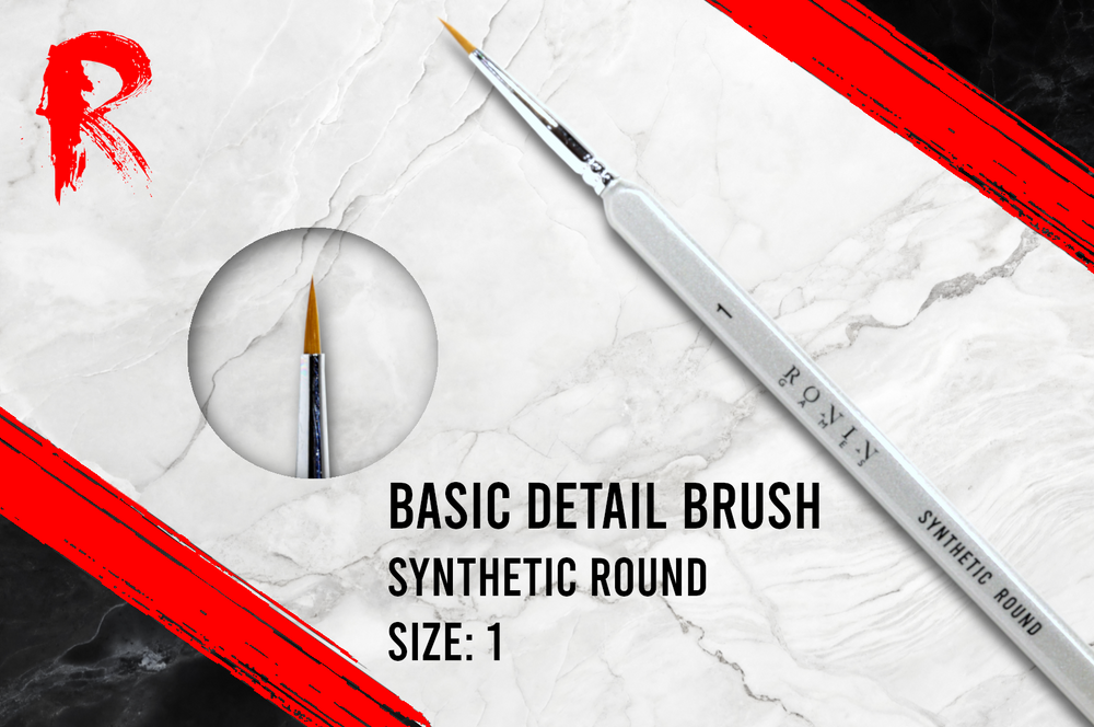 Ronin Games Brushes - Synthetic Round Brush No.1