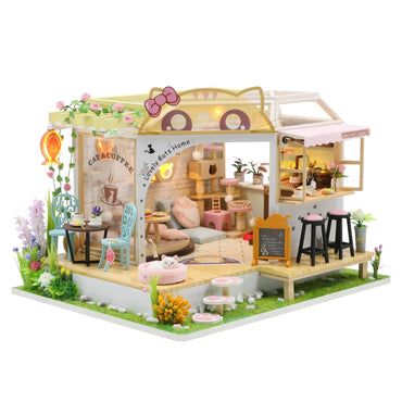 Cat Cafe Garden DIY 3D Puzzle [M2111]