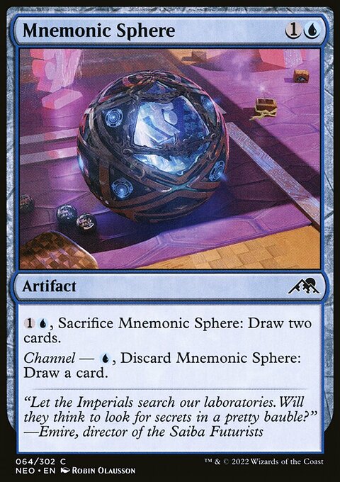Mnemonic Sphere [Kamigawa: Neon Dynasty]