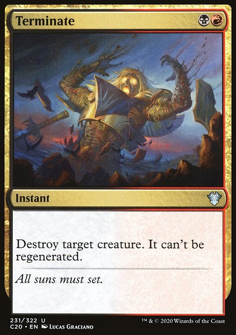 Terminate [Commander 2020]