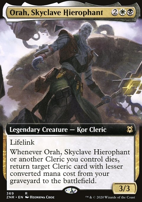 Orah, Skyclave Hierophant (Extended Art) [Zendikar Rising]