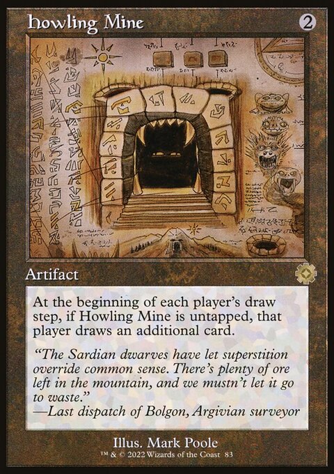 Howling Mine (Retro Schematic) [The Brothers' War Retro Artifacts]