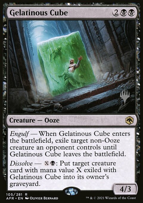 Gelatinous Cube (Promo Pack) [Dungeons & Dragons: Adventures in the Forgotten Realms Promos]