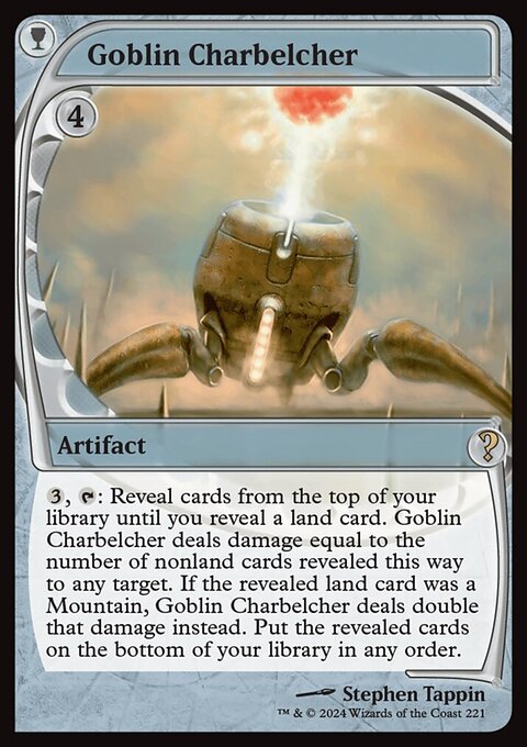 Goblin Charbelcher (Future Sight) [Mystery Booster 2]