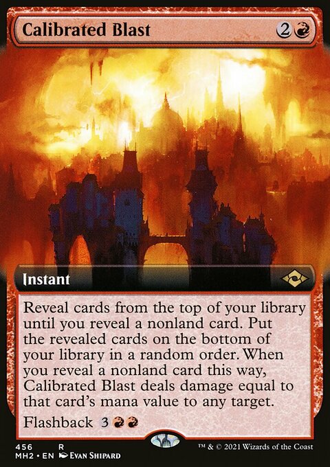 Calibrated Blast (Extended Art) [Modern Horizons 2]