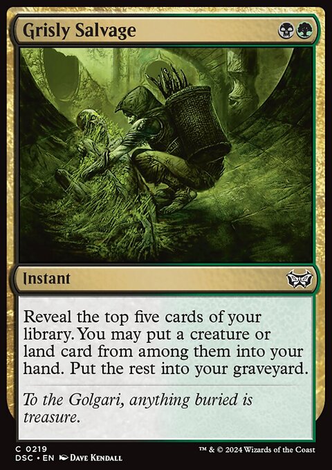 Grisly Salvage [Duskmourn: House of Horror Commander]