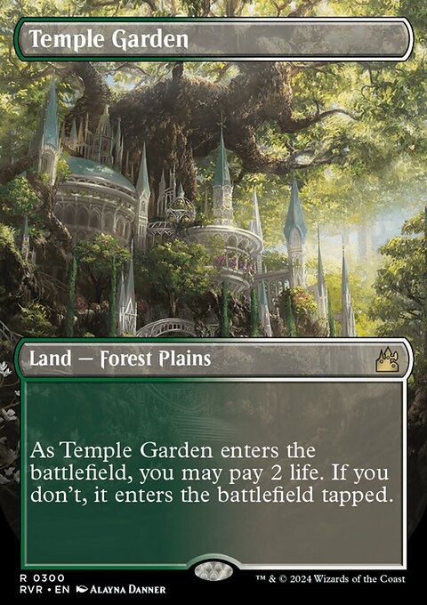 Temple Garden (Borderless) [Ravnica Remastered]