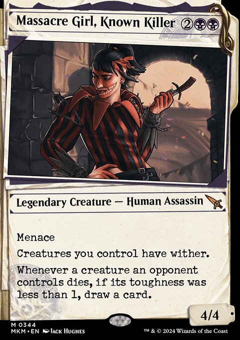 Massacre Girl, Known Killer (Showcase) [Murders at Karlov Manor]