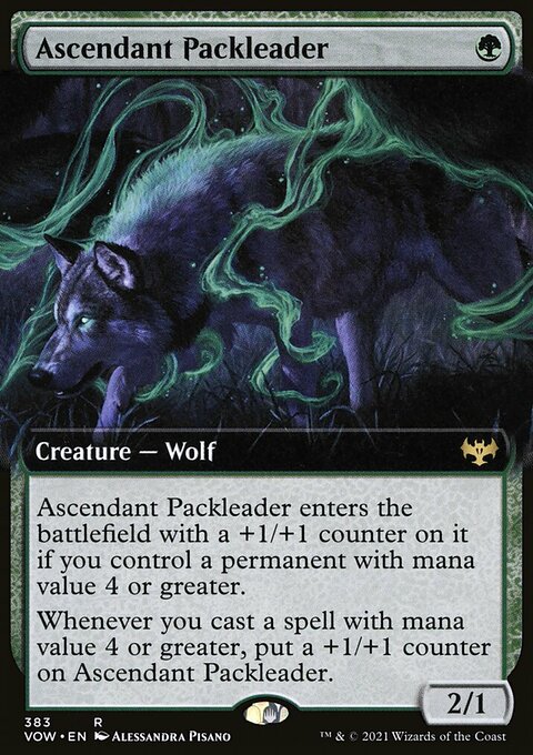 Ascendant Packleader (Extended Art) [Innistrad: Crimson Vow]