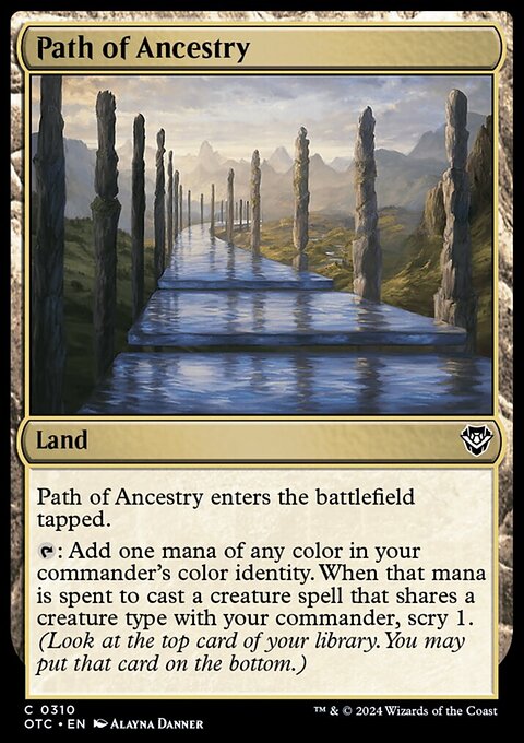 Path of Ancestry [Outlaws of Thunder Junction Commander]