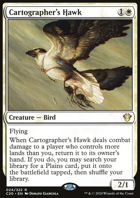 Cartographer's Hawk [Commander 2020]