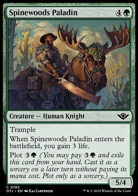 Spinewoods Paladin [Outlaws of Thunder Junction]