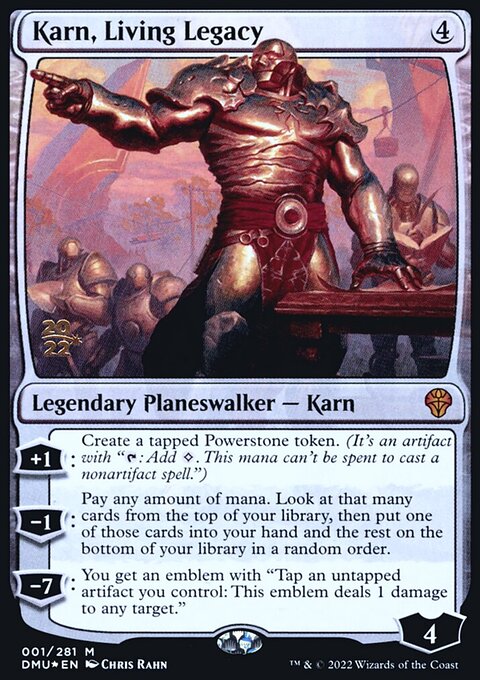 Karn, Living Legacy [Dominaria United Prerelease Promos]