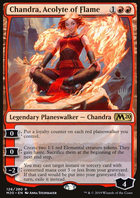 Chandra, Acolyte of Flame (Promo Pack) [Core Set 2020 Promos]
