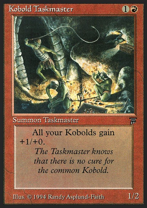 Kobold Taskmaster [Legends]