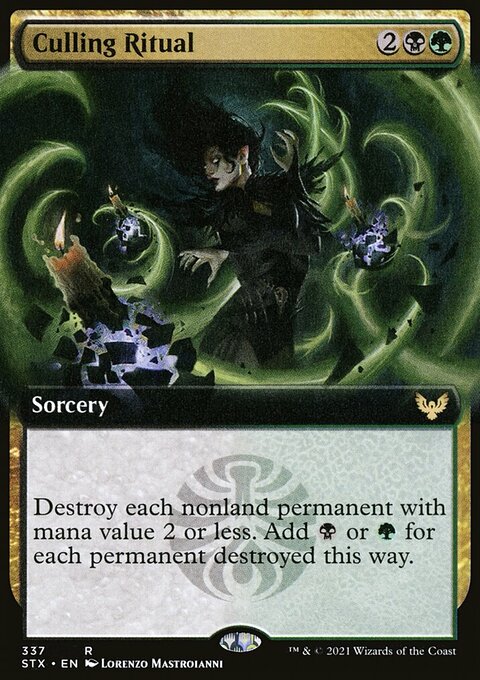 Culling Ritual (Extended Art) [Strixhaven: School of Mages]