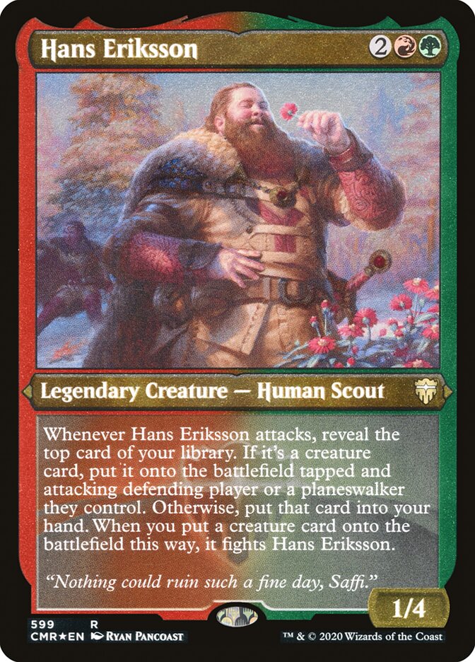 Hans Eriksson (Etched) [Commander Legends]