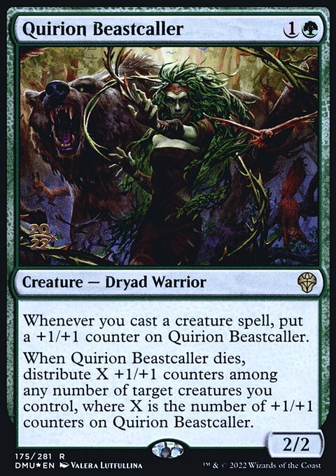 Quirion Beastcaller [Dominaria United Prerelease Promos]