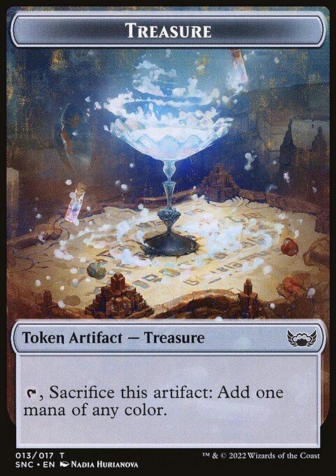 Treasure (013) // Citizen Double-Sided Token [Streets of New Capenna Tokens]