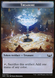 Treasure (013) // Rogue Double-Sided Token [Streets of New Capenna Tokens]