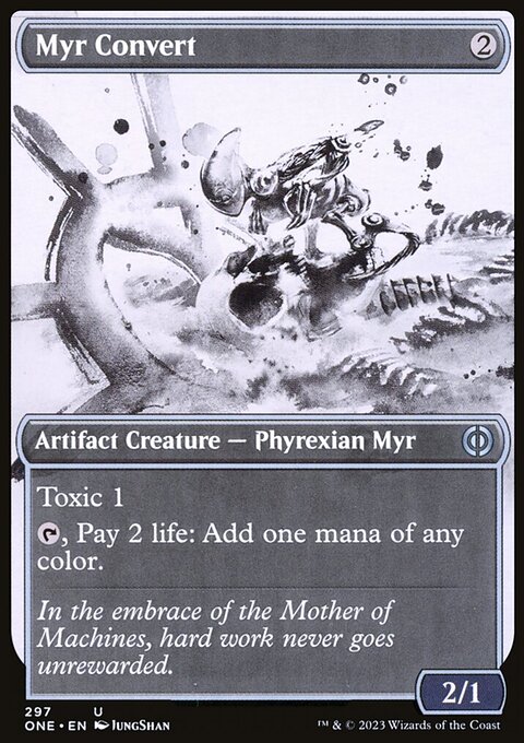 Myr Convert (Showcase Ichor) [Phyrexia: All Will Be One]