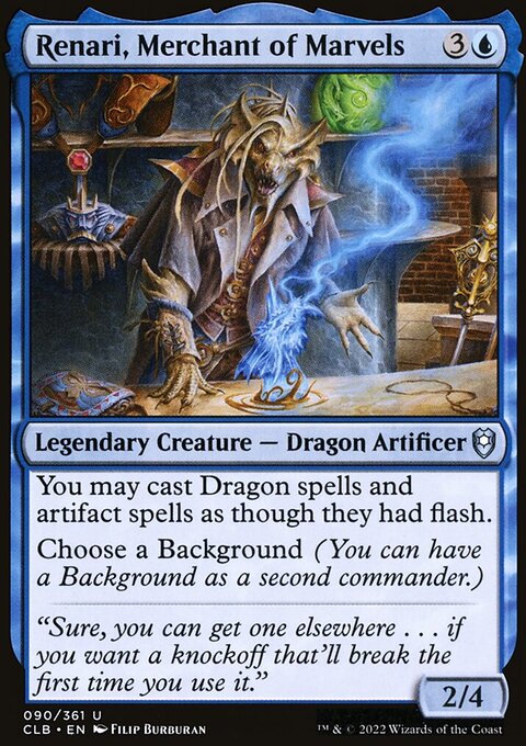 Renari, Merchant of Marvels [Commander Legends: Battle for Baldur's Gate]