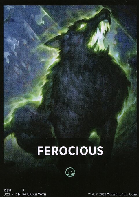 Ferocious Theme Card [Jumpstart 2022 Front Cards]