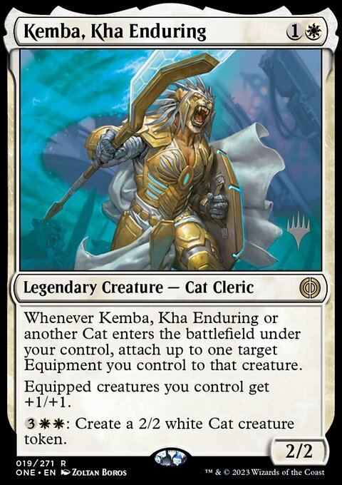 Kemba, Kha Enduring [Phyrexia: All Will Be One Prerelease Promos]