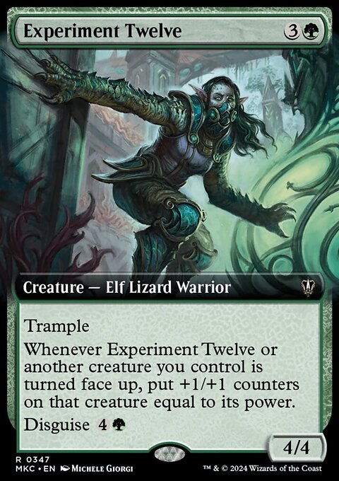 Experiment Twelve (Extended Art) [Murders at Karlov Manor Commander]